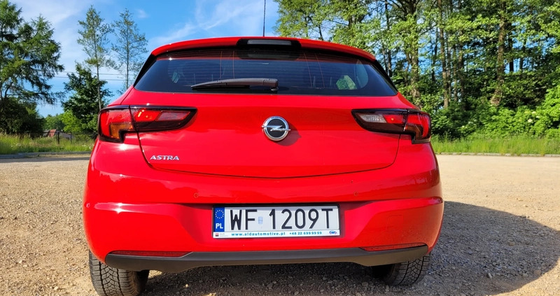 Opel Astra cena 51906 przebieg: 33000, rok produkcji 2019 z Blachownia małe 326